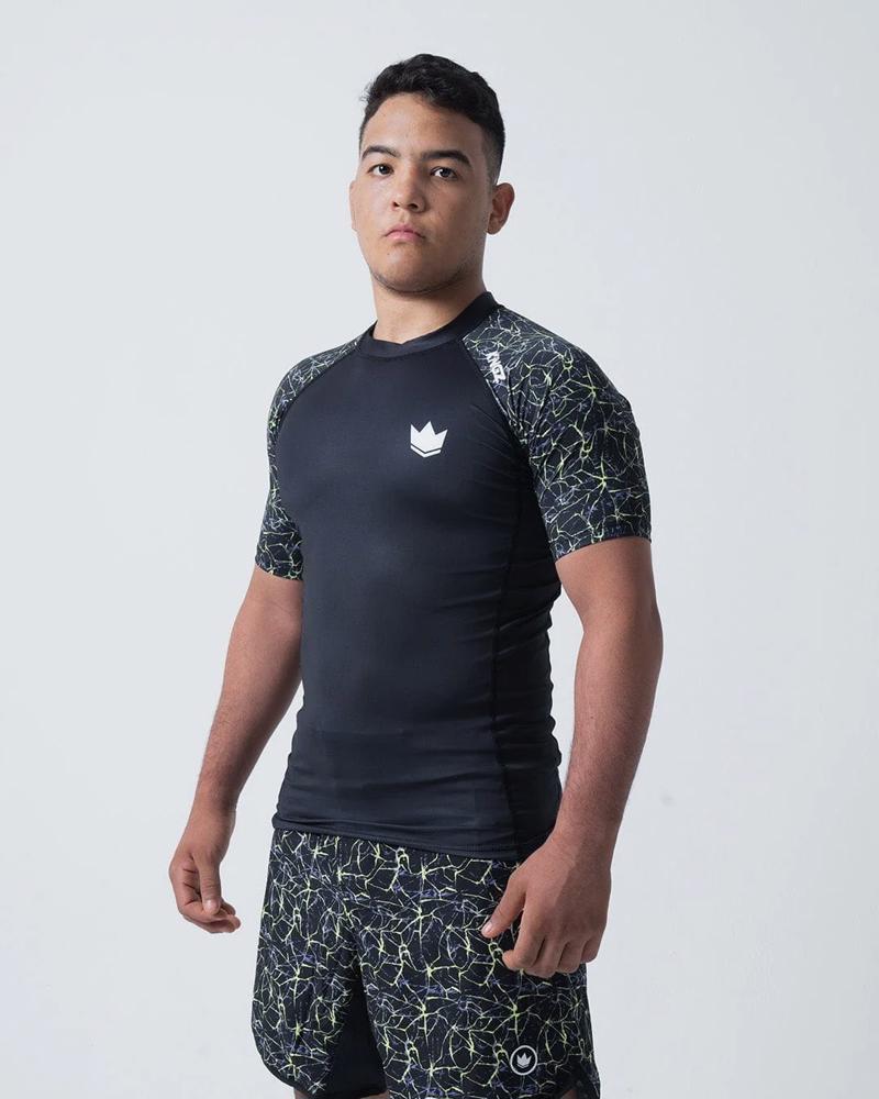 Kingz lightning Rashguard -black